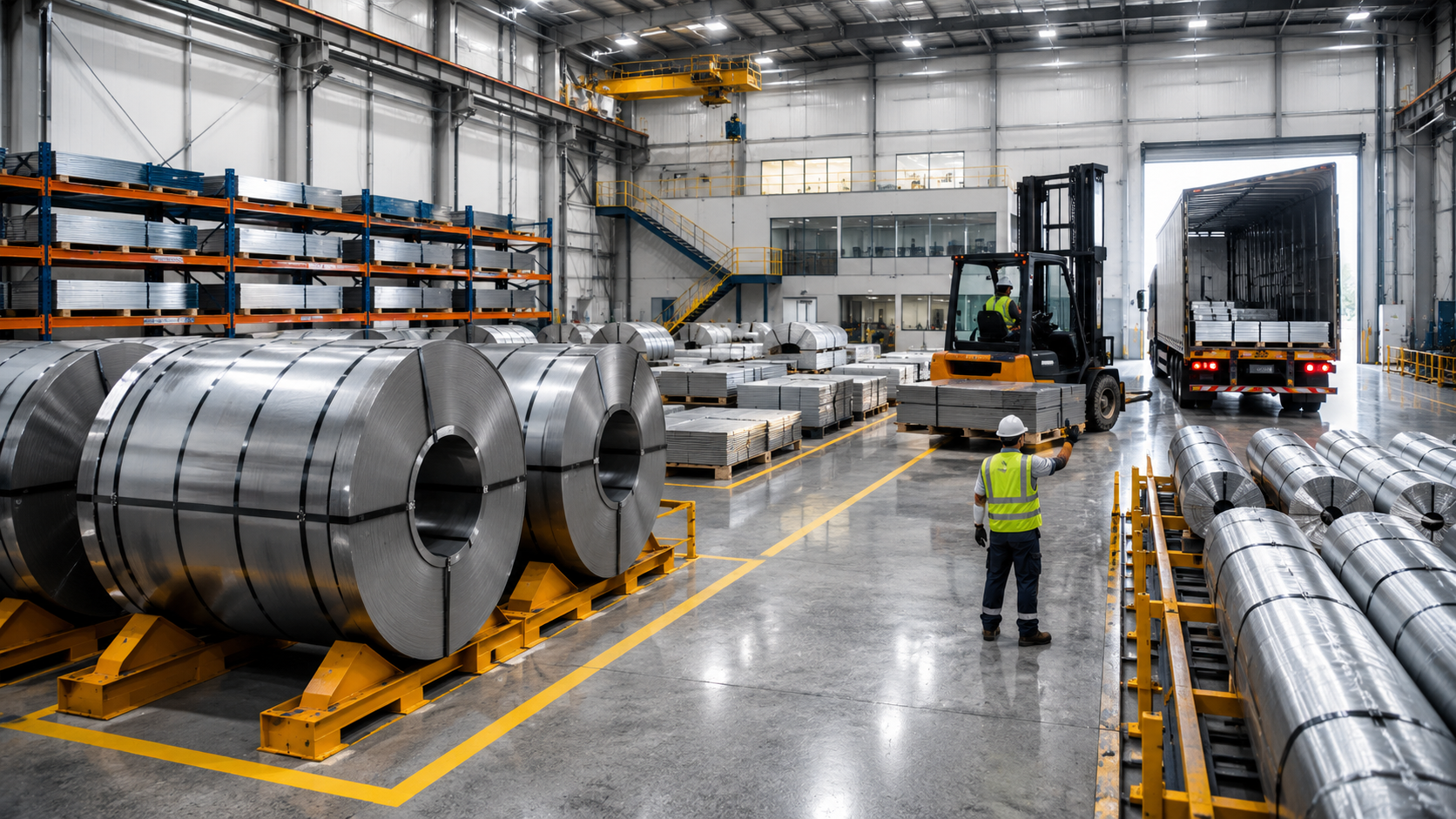 Coil ve Palet Sac Dağıtım Operasyonu